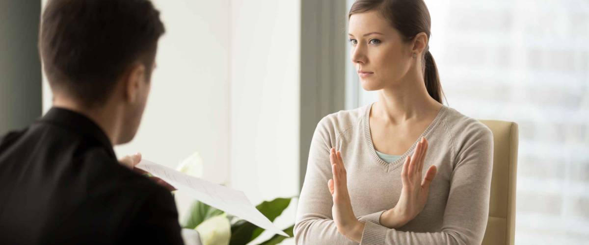 Woman refuses deal