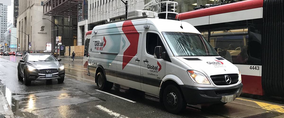 Global News van