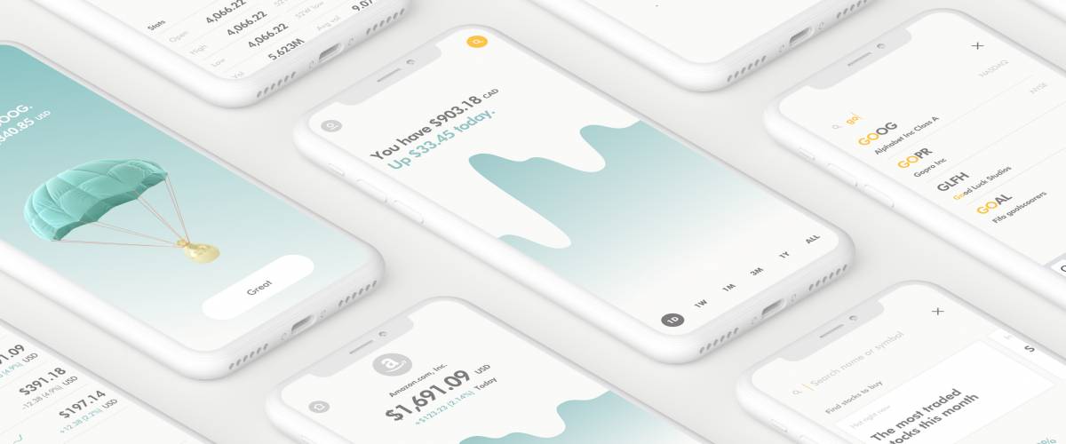 Rows of smartphones with Weathsimple app open on the screen.