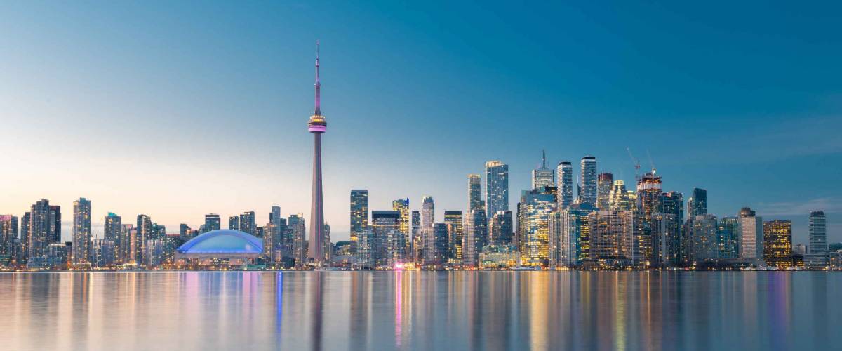 Toronto city skyline, Ontario, Canada