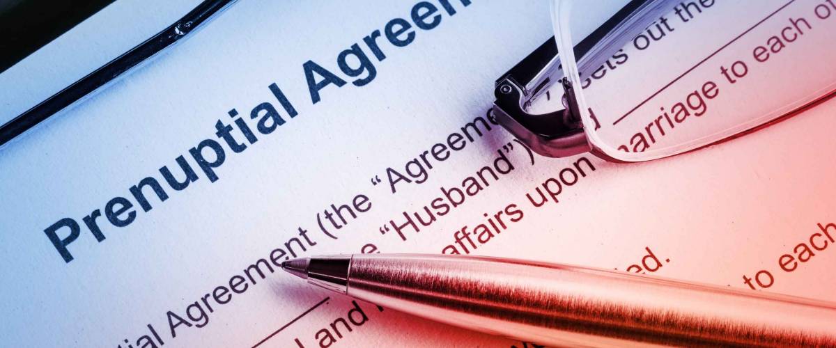 prenuptial agreement papers