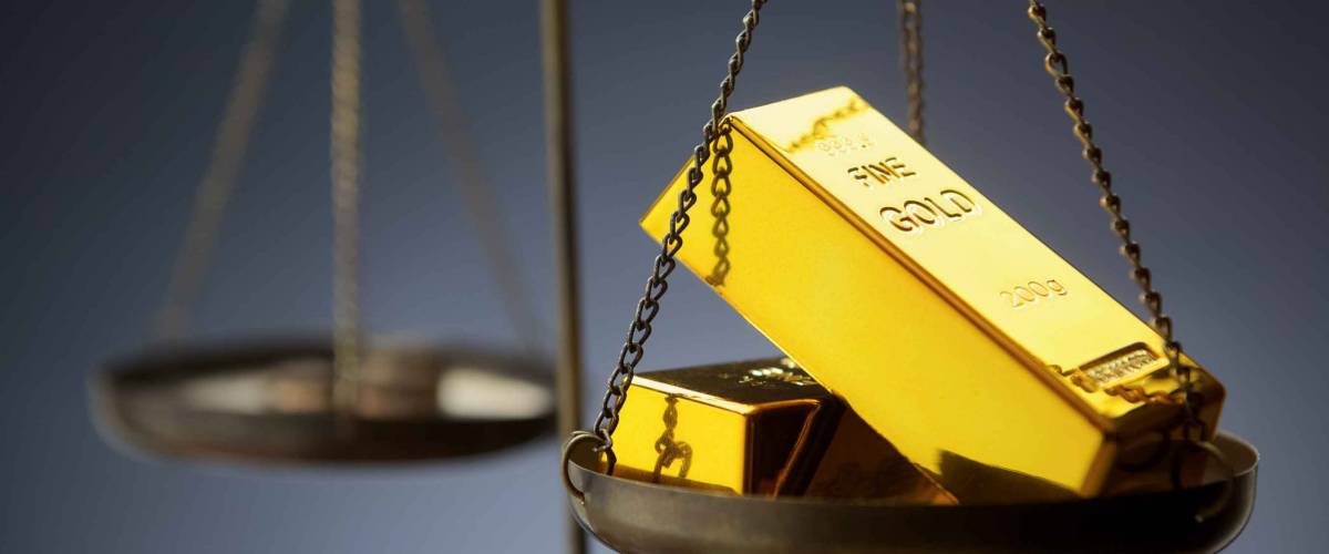 Gold on the scales