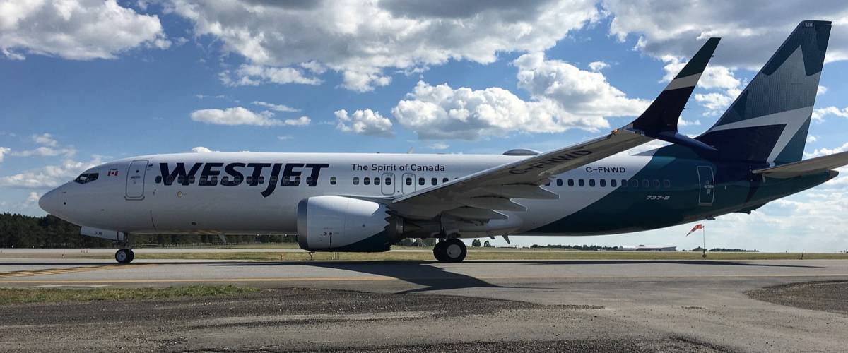 WestJet airplane