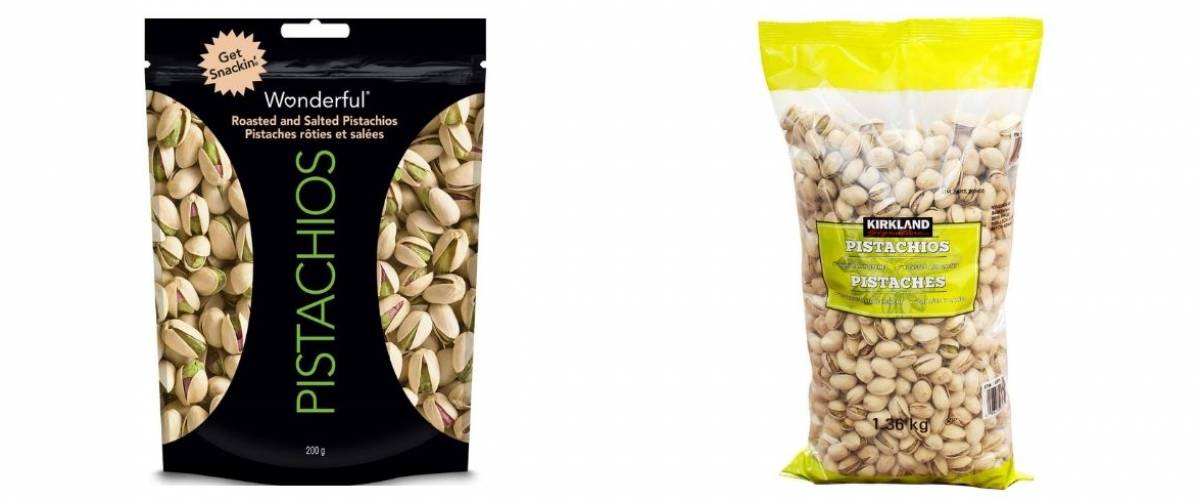 Maravillosos pistachos y pistachos Kirkland Signature