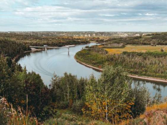 Field and stream in Edmonton