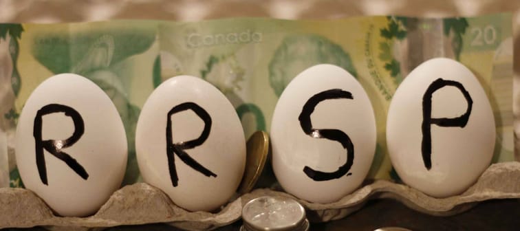 Canadian Registered Retirement Savings Plan Concept